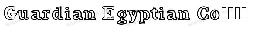 Guardian Egyptian Co字体转换 Guardian Egyptian Co字体转换
